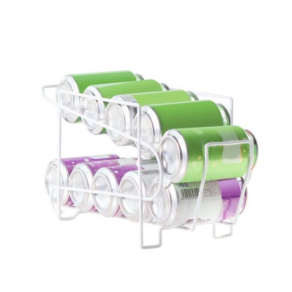 Non folding Rack Can Beer Beverage Soda Dispenser Rack Holder Organize Storage Refrigerator Drink Storage Holder