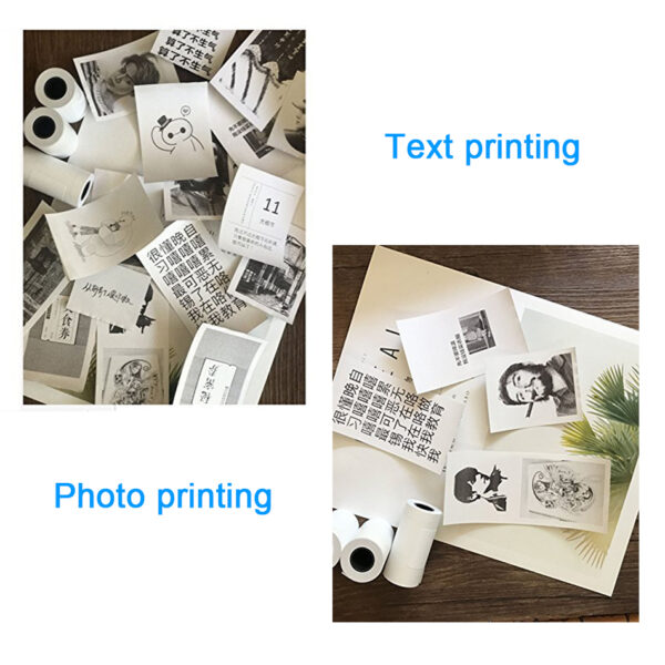 PeriPage Portable Thermal Bluetooth Printer Mini Photo Pictures Printer For Mobile Android iOS Phone 58mm Pocket 3