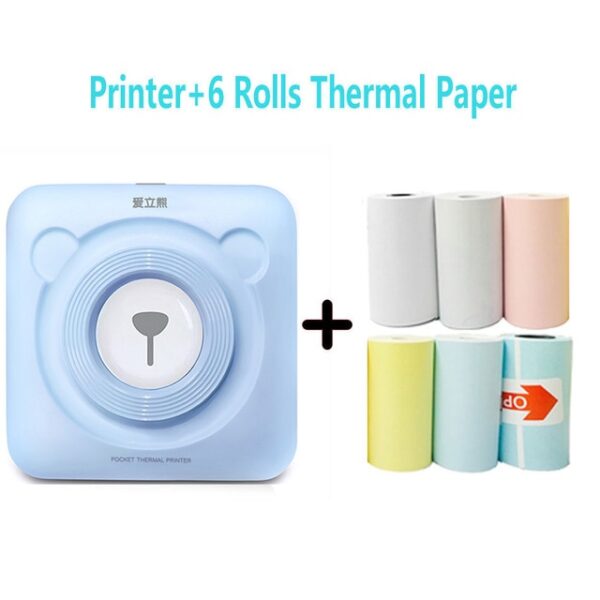 PeriPage Portable Thermal Bluetooth Printer Mini Photo Pictures Printer For Mobile Android iOS Phone 58mm Pocket 5.jpg 640x640 5