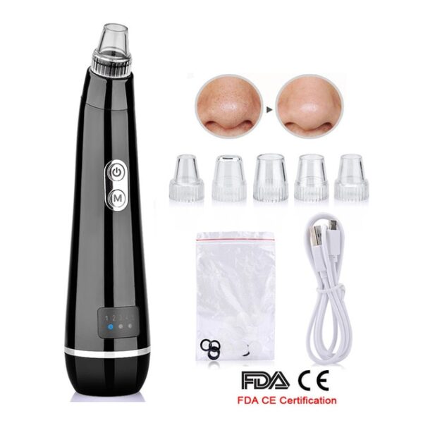 Pore ​​Cleaner Nose Blackhead Remover Face Deep T Zone Acne Pimple Removal Vacuum Suction Facial Diamond 2..jpg 640x640 2