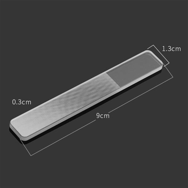 Professional Nano Glass Nail File Transparent Sanding Polishing Grinding Nail Art Manicure 5