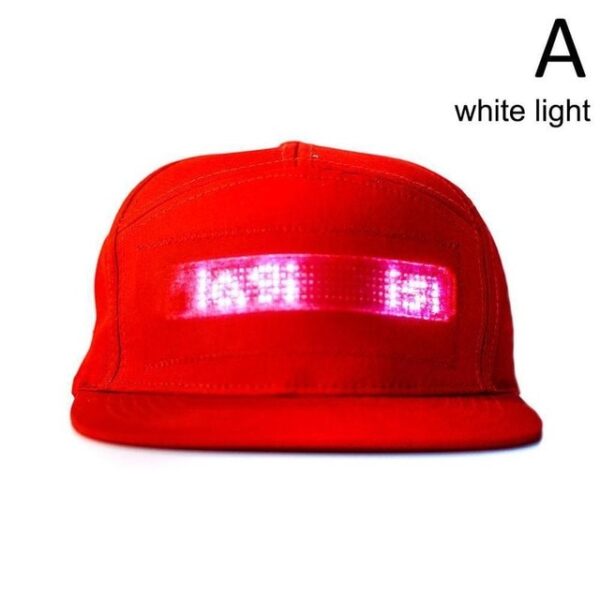 Red Black Creative Mobile App Operation Led Lights Bluetooth Hip Hop Hat For Party Riding For 1.jpg 640x640 1