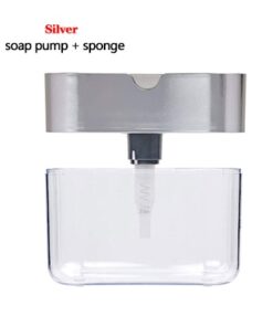 Soap Dispenser Soap Pump Sponge Caddy New Creative Kitchen 2 in 1 Manual Press Liquid Soap 1.jpg 640x640 1