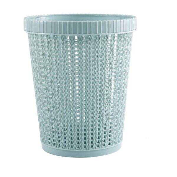 Waste Bins With Trash Bag Creative non removable garbage bags Hollow Trash Can Creative Living