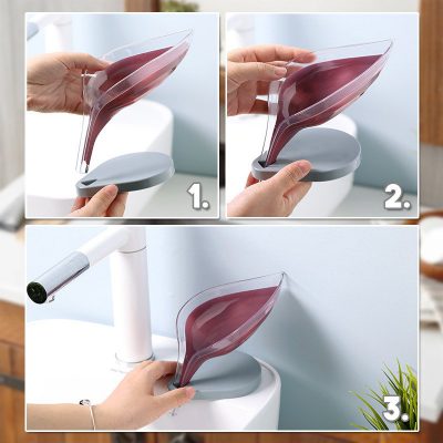 Leafology Decorative Drainage Soap Holder, Leafology Decorative Drainage Soap Holder