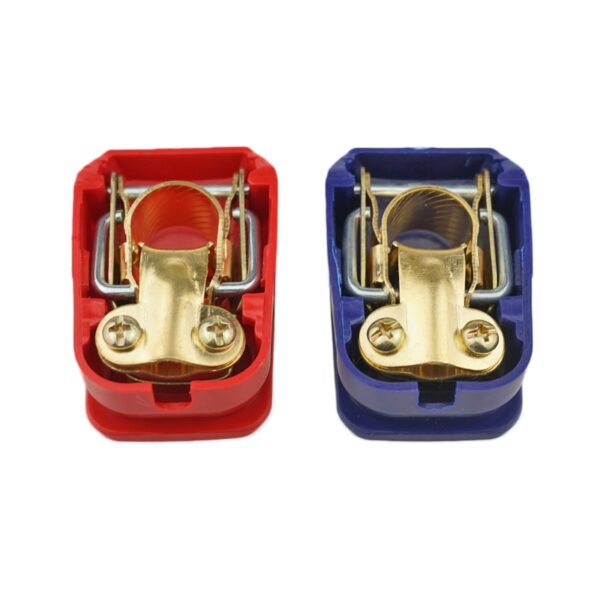 2PCS Univerisal Auto Car 12V Quick Release Battery Terminals Connector Clamps Removable Battery Clamps 1