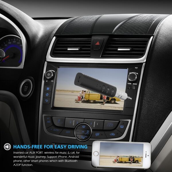 3 5mm jack Bluetooth Car Kit Hands free Music Audio Receiver Adapter Auto AUX Kit for 3
