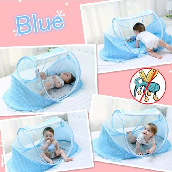 Baby Crib Netting Portable Foldable Baby Bed Mosquito Net Polyester Newborn Sleep Bed Travel Bed Netting 1