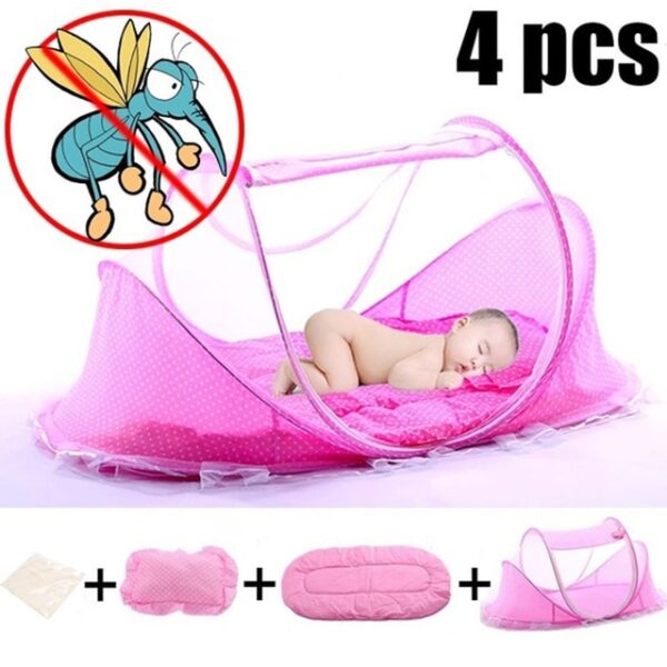 Baby Crib Netting Portable Foldable Baby Bed Mosquito Net Polyester Newborn Sleep Bed Travel Bed Netting 1.jpg 640x640 1