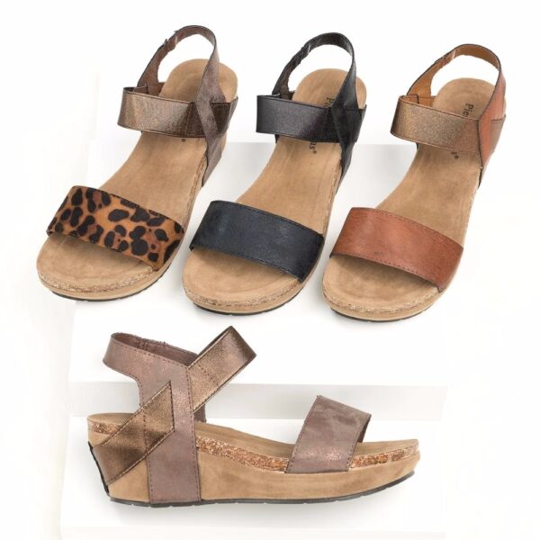 COSIDRAM Summer Women Sandals Fashion Female Beach Shoes Wedge Heels Shoes Comfortable Platform Shoes Plus Size 4