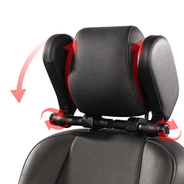 Car Seat Headrest Travel Rest Neck Pillow Support Solution For Kids And Adults Children Auto Seat 2