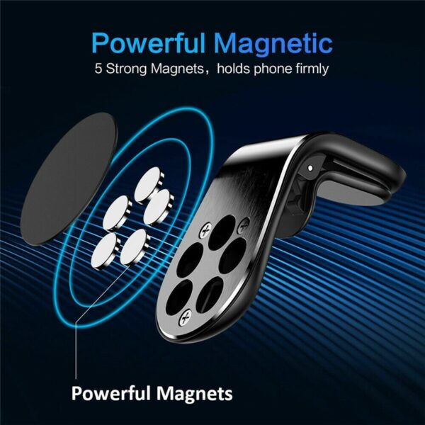 Fashion Car Magnetic GPS Stand Phone Holder Clip Air Vent Bracket Universal Mobile Phone Bracket Mount 4