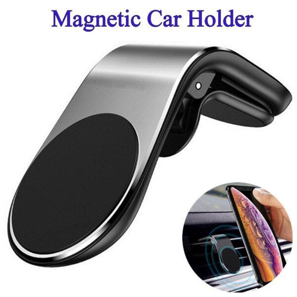 Fashion Car Magnetic GPS Stand Phone Holder Clip Air Vent Bracket Universal Mobile Phone Bracket Mount