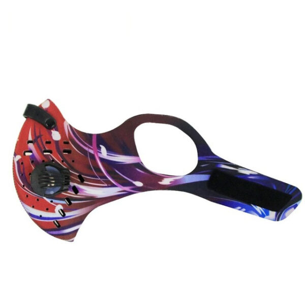 GLORSUN Mezza maschera da ciclismo Filtro PM2 5 Due valvole di espirazione Sci Antipolvere Anti inquinamento Smog 6 1.jpg 640x640 6 1