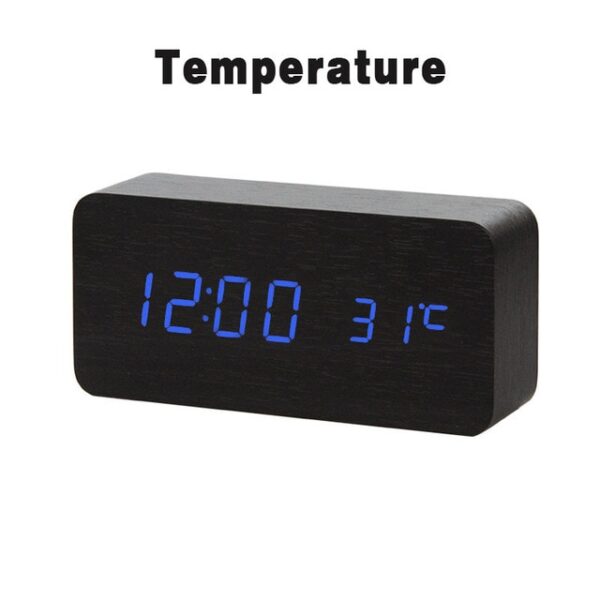 LED Wooden Alarm Clock Watch Table Voice Control Digital Wood Despertador Electronic Desktop USB AAA Powered 12.jpg 640x640 12