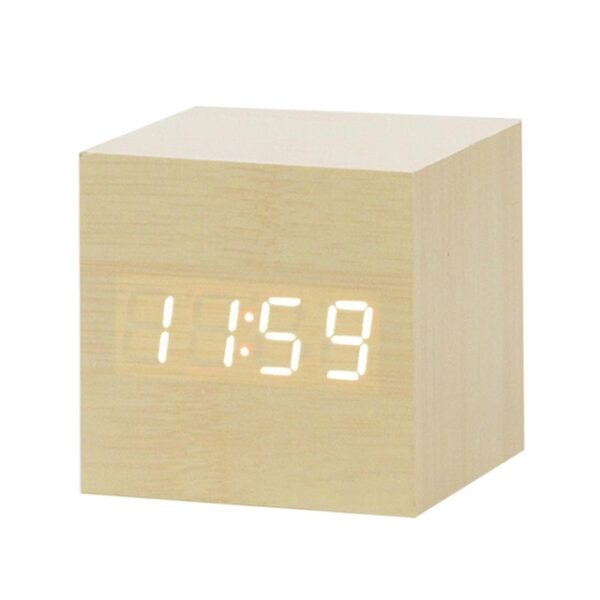 LED Wooden Alarm Clock Watch Table Voice Control Digital Wood Despertador Electronic Desktop USB AAA Powered 2.jpg 640x640 2