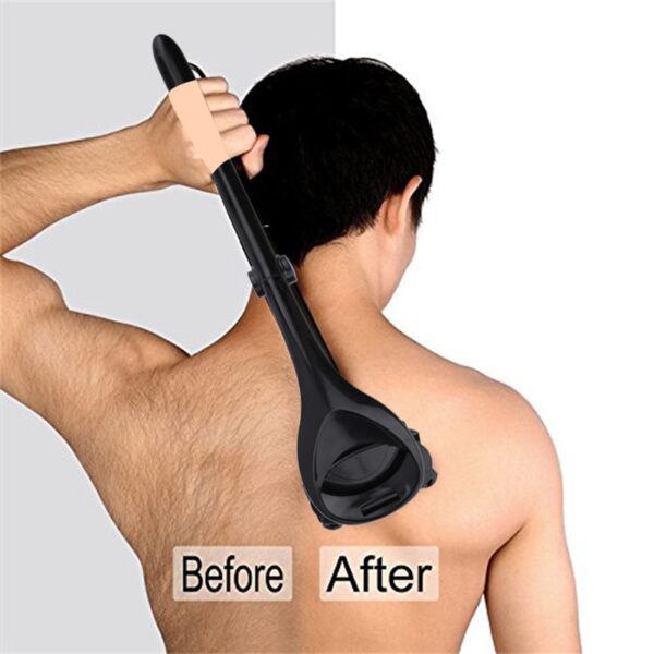 Men Back Shaver Tools Folding Double Cutter Head Long Handle Removal Razors For Hair 2 0