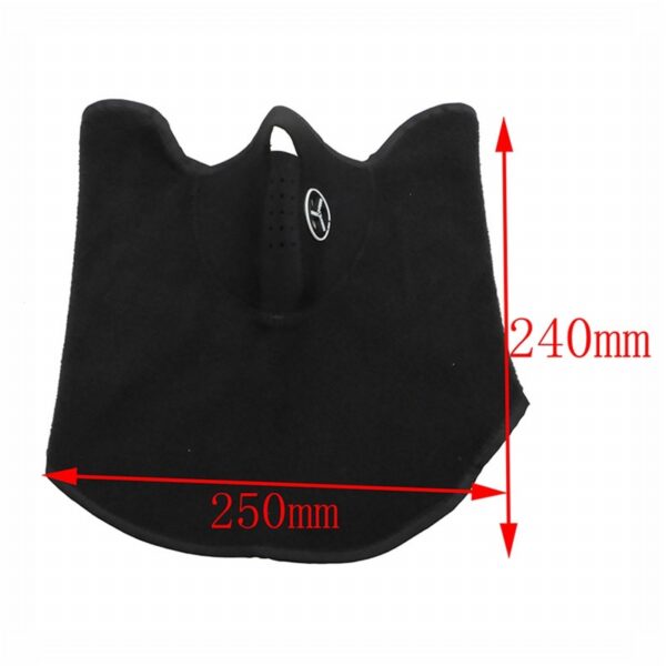 Outdoor Cycling Fleece Face Mask Winter Warm Half Face Mask Windproof Head Protector Cap Breathable Bicycle 3