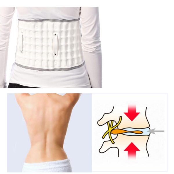Spinal Air Traction Lumbar Support Massage Belt Body Relaxation Brace Physio Decompression vertebra Massage Back Pain 2