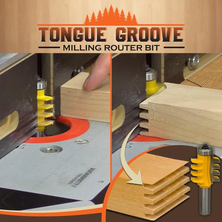 Tongue Groove Milling Router Bit Not Sold In Stores