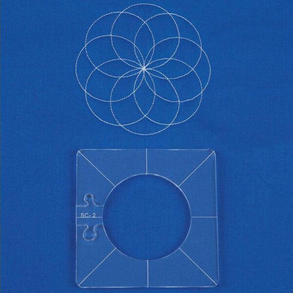 new ruler template sample set for domestic sewing machine 1 set 6pcs RL 06 3
