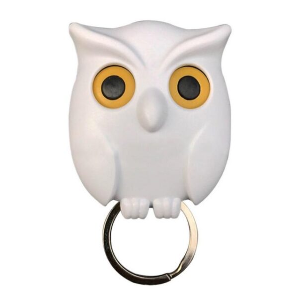 1 PCS Owl Night Wall Kishikio cha Ufunguo Sumaku Shikilia Keychain Hanger Kitufe cha Kuning'inia 1.jpg 640x640 1