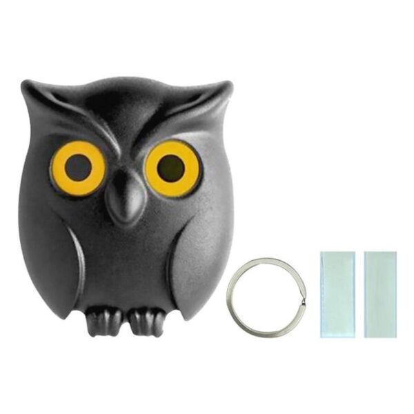 1 PCS Owl Night Wall Magnetic Key Holder Magnets Hold Keychain Key Hanger Hook Hanging