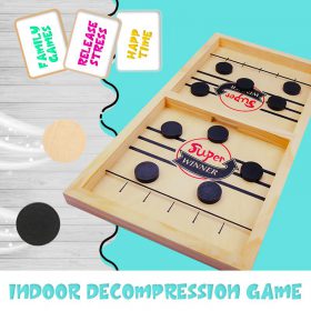Table Desktop Battle 2 in 1 Ice Hockey Game - image 2
