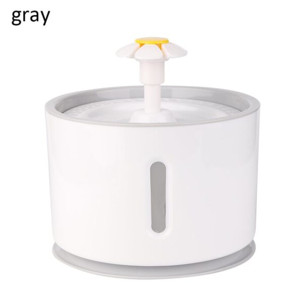 2 4L Cat Dog Water Fountain Awtomatikong LED Electric USB Dog Pet Mute Drinker Feeder Bowl 1.jpg 640x640 1