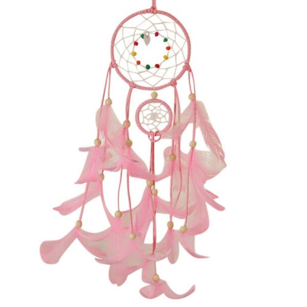 2 Meters Lighting Dream catcher hanging DIY 20 LED lamp Feather Crafts Wind Chimes Girl Bedroom 4