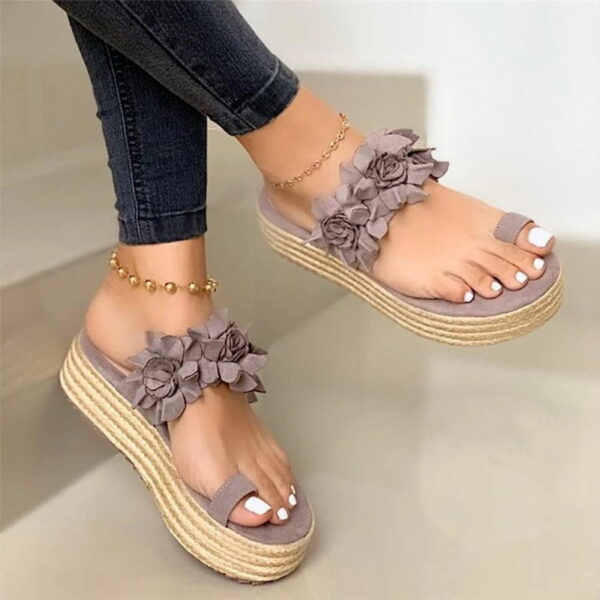 2020 Hot Sales Woman Sandals Platform Flower Slippers Casual Beach Flip Flops Sandals Women Summer Sexy 2