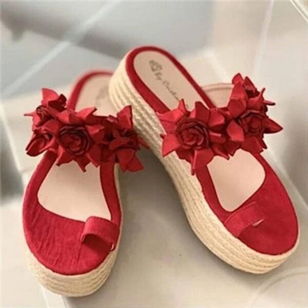 2020 Hot Sales Woman Sandals Platform Flower Slippers Casual Beach Flip Flops Sandals Women Summer Sexy 4