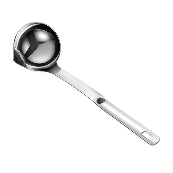 304 Stainless Steel Oil Filter Spoon Cooking Strainer Food Kitchen Oil Frying BBQ Filter Clamp Strainer 4