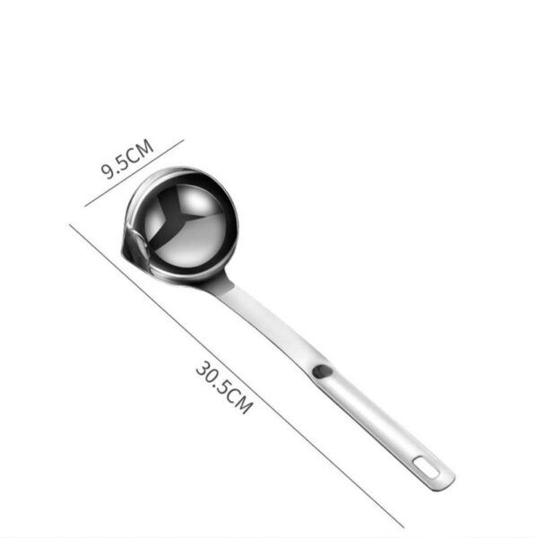 304 Stainless Steel Oil Filter Spoon Cooking Strainer Food Kitchen Oil Frying BBQ Filter Clamp Strainer 5