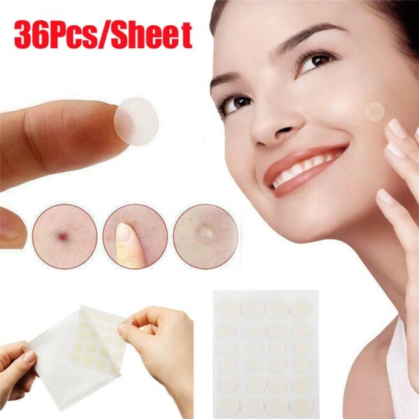 36pcs Patch Pag-atiman sa Panit sa Nawong Pimple Remover Sticker Patch Takip sa nawong Patch sa Skin Tag 1