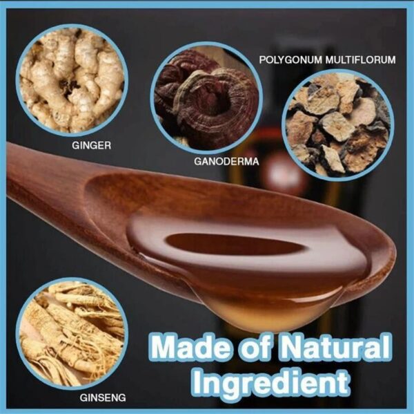 Darkening Shampoo Bar Handmade Fallopia Multiflora Ginger Hair Shampoo Soap Anti Hair Loss Scalp Care Repair 2