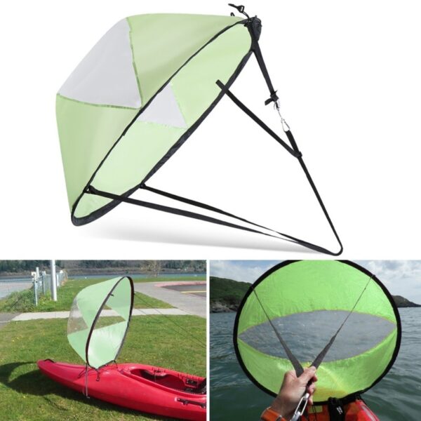 Foldable Kayak Boat Wind Sail Sup Rowing Boats Paddle Board Sailing Canoe stroke PADDLE Wind Clear 1