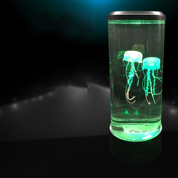 Led Jellyfish Night Light Home Aquarium Decoration Lights Bedside Lamp Creative Atmosphere Lights Fashion Beautiful USB 1