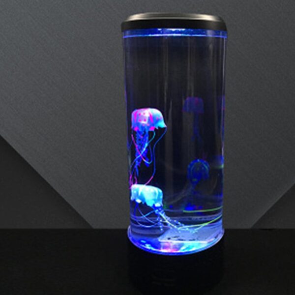 Led Jellyfish Night Light Home Aquarium Decoration Lights Bedside Lamp Creative Atmosphere Lights Fashion Beautiful USB 2