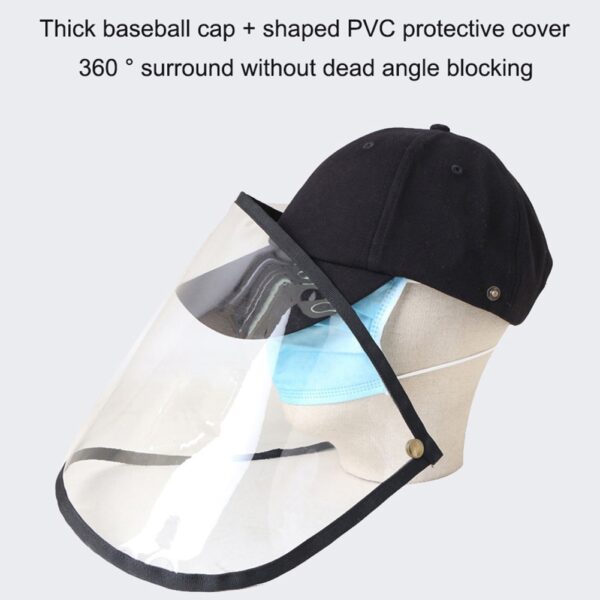 Multi function Protective Cap Coronary Virus Protective Hat Eye Protection Anti fog Windproof Hat Anti saliva 5