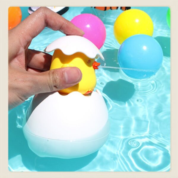 New Boys Girls 2 Styles Shower Toys Kids Swimming Shower Funny Toy Baby Cartoon Cute Duck 5