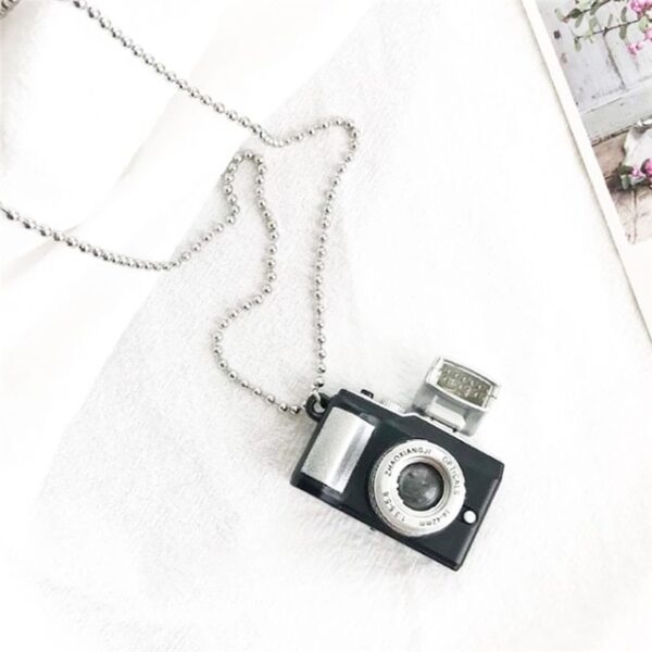 New Cool Flash Camera Pendant Stainless Steel Necklace Vintage Long Chain Punk Jewelry for Women Man 1.jpg 640x640 1