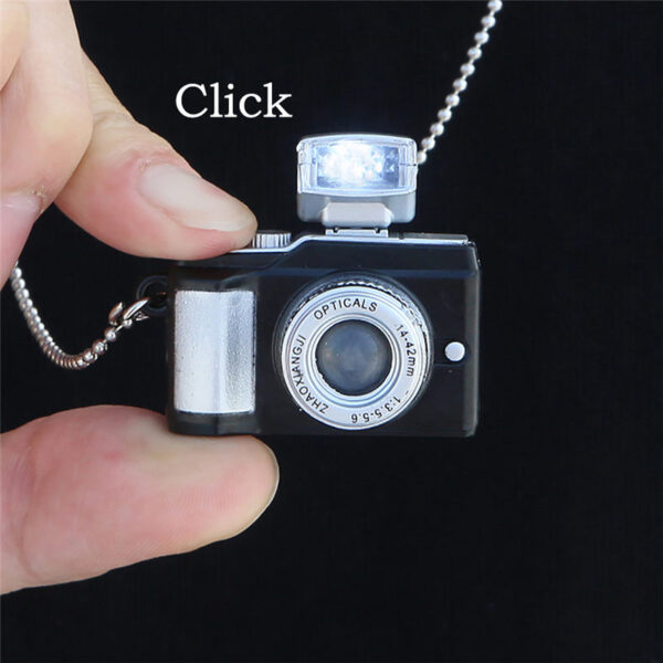 New Cool Flash Camera Pendant Stainless Steel Necklace Vintage Long Chain Punk Jewelry for Women Man 4