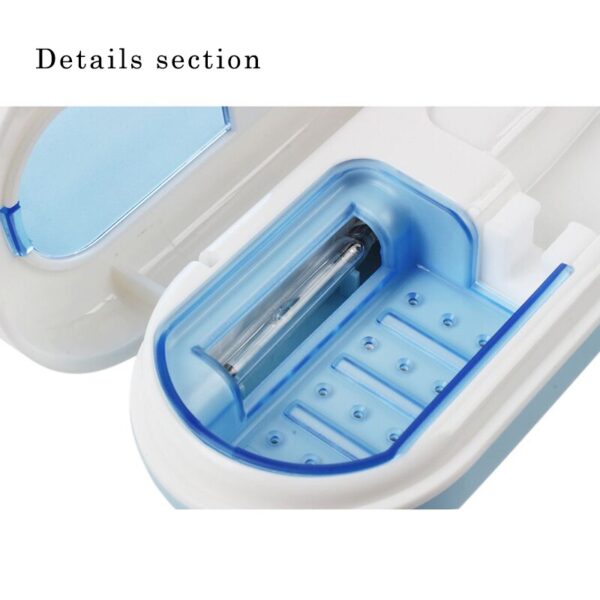 New UV Disinfection Toothbrush Box Toothbrush Head Sterilizer Portable Ultraviolet Disinfection Toothbrush Box 1