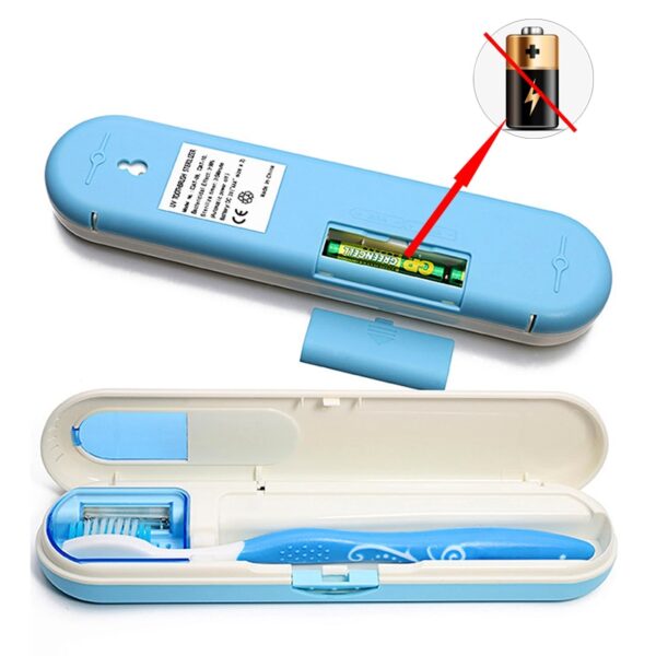 New UV Disinfection Toothbrush Box Toothbrush Head Sterilizer Portable Ultraviolet Disinfection Toothbrush Box 4