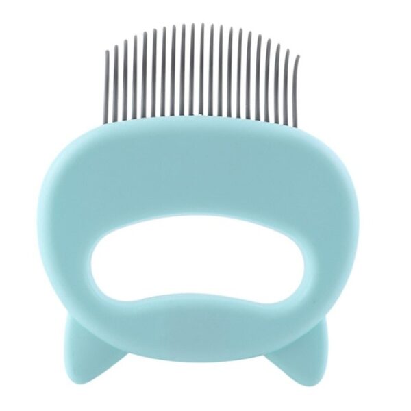Pet Cat Grooming Massage Brush with Shell Shaped Handle Hair Remover Pet Grooming Massage Tool