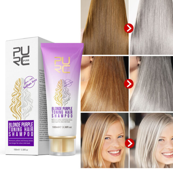 Shampoo Blonde Bleached Highlighted Shampoo Effective Bleached Purple Shampoo For Blonde Hair 5