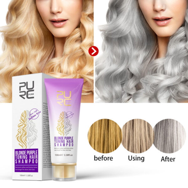 Shampoo Blonde Bleached Highlighted Shampoo Effective Bleached Purple Shampoo For Blonde Hair