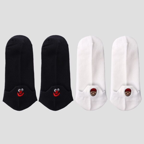 Size 35 42 Kawaii Women Socks Fashion Ankle Funny Socks Women Cotton Embroidered Expression Candy Color 8.jpg 640x640 8