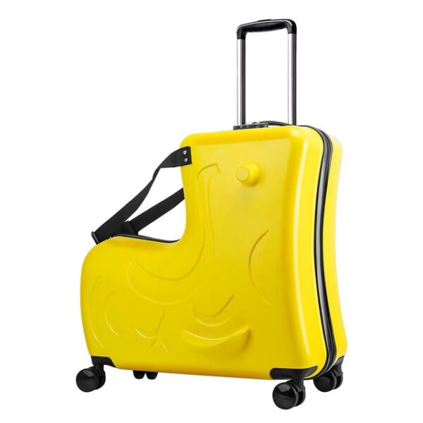 Bag-ong Mga Bata nga Nagsakay sa Trojanl Bagahe Hot Boys Girls Travel Trolley Alloy Mga Bata Naglingkod Rolling Luggage Suitcase 3.jpg 640x640 3